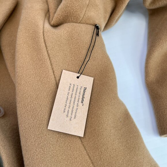 Vintage J.Crew Coat Women 6 Wool Cashmere Work Over Jacket Thinsulate Retro Core - Picture 9 of 16